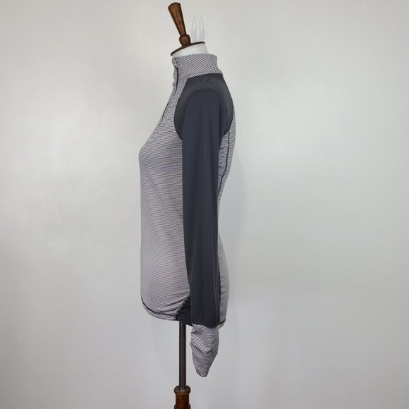 Kyodan Athletic Active Wear Thumbhole Striped & Solid Long Sleeve Top Size S - Picture 6 of 16